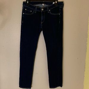 Rag & Bone Blue Denim Capri Jeans (B17)